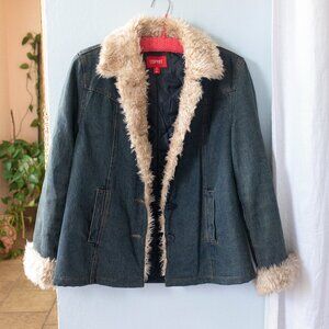 ESPRIT Denim & Fur Jacket